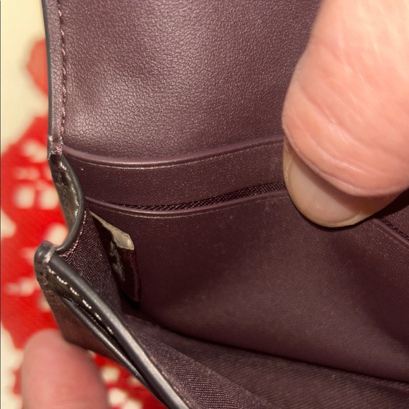 Coach Black Leather Women's Card Holder with Gold Accents - Picture 7 of 10